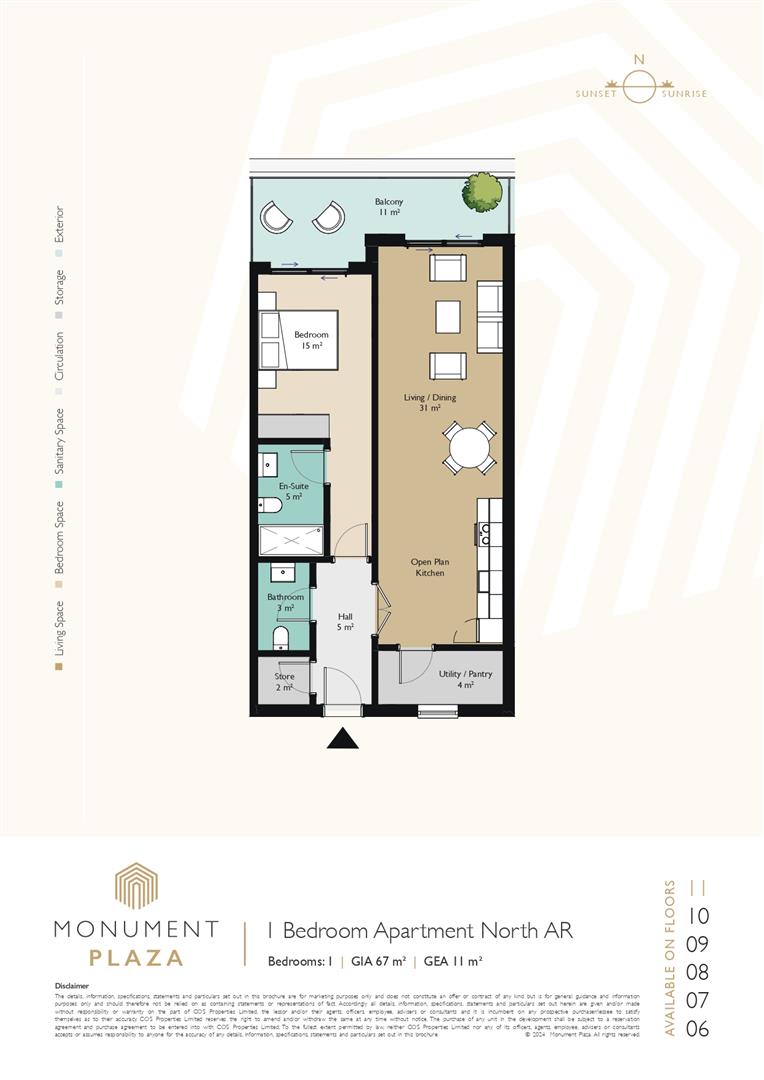  Image of Apartment - 2 Bedrooms - 1 Bathrooms for Sale in Monument Plaza-Gibraltar, Image 11
